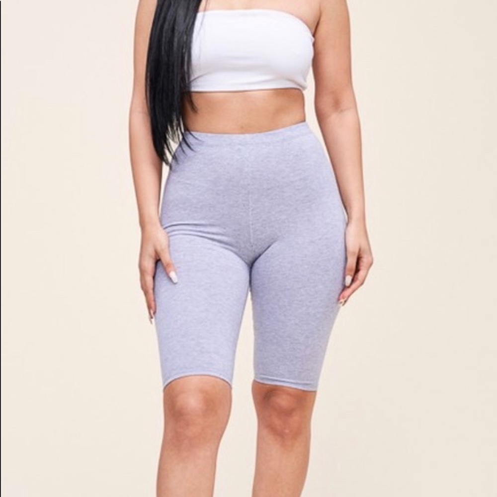 All Day Grey Biker Shorts